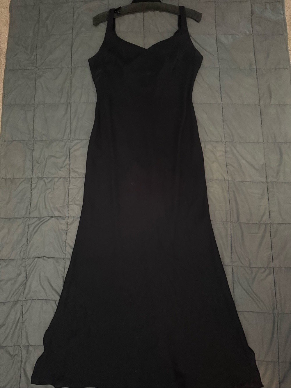Vintage black maxi dress with silver details #goth #party #eveningwear